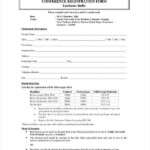 Printable Registration Form Templates 9 Free PDF Documents Download