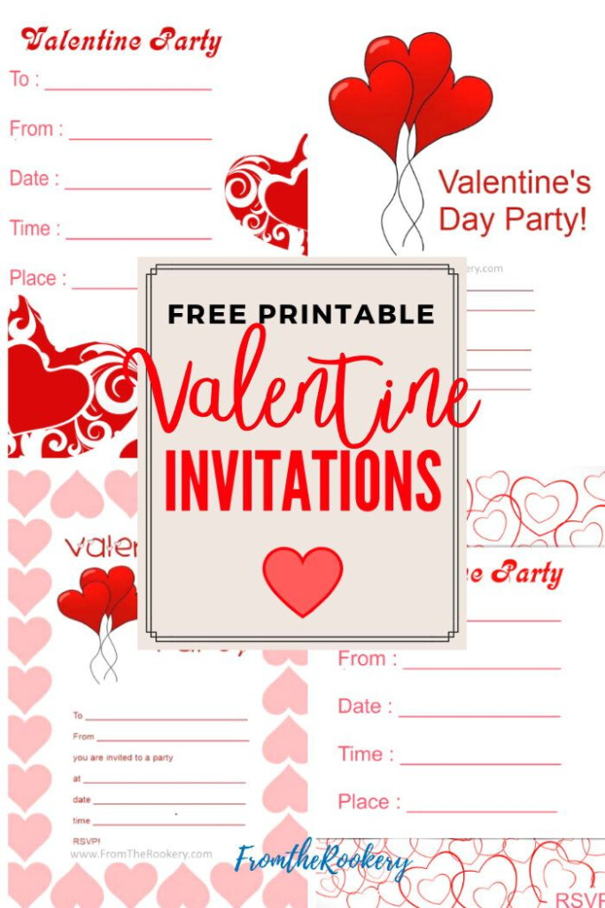 Printable Valentine Invitations Valentine Invitations Valentines 