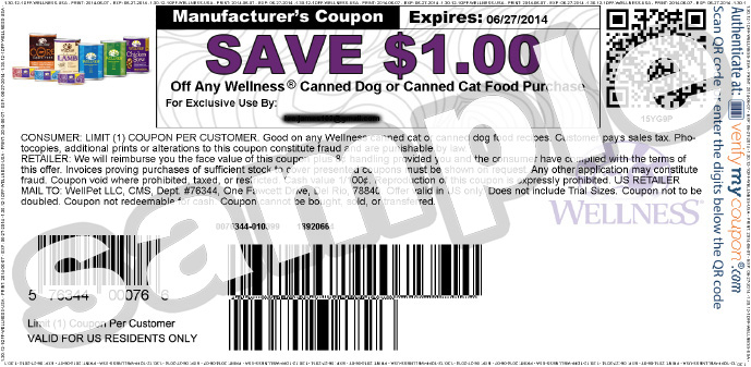 Printable Wellness Cat Food Coupons Cat Food Coupons