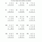 Second Grade Addition Worksheets