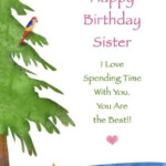 Sister Birthday Cards My free printable cards Happy Birthday