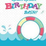 Splish Splash Pool Party Invitation Template Free Greetings