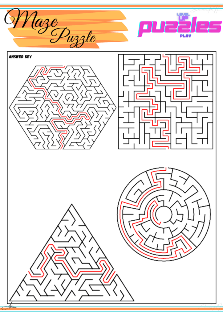 Train Your Brain Maze Puzzles Education PH