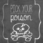 Two Magical Moms 8x10 Chalkboard Halloween Signs FREE Printable