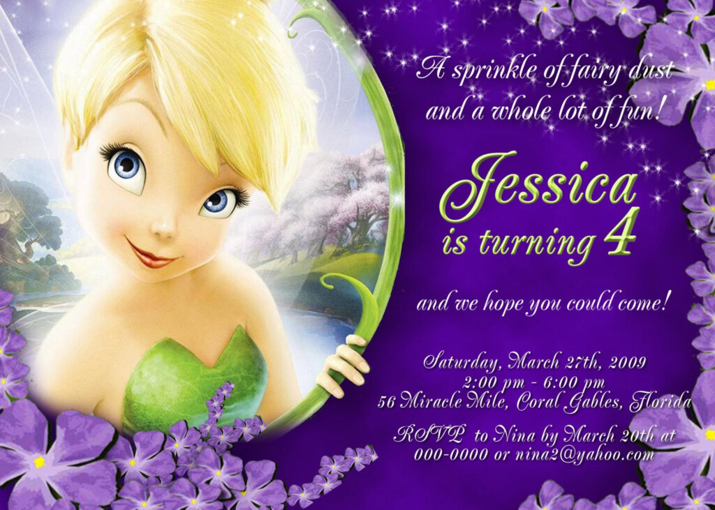 Unavailable Listing On Etsy Tinkerbell Invitations Personalized 