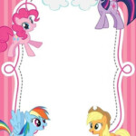 UPDATED Free Printable My Little Pony Birthday Invitations Download