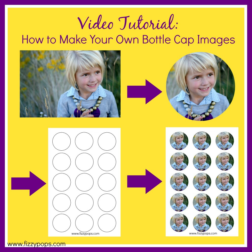 Video Tutorial How To Make Your Own Bottle Cap Images Fizzy Pops