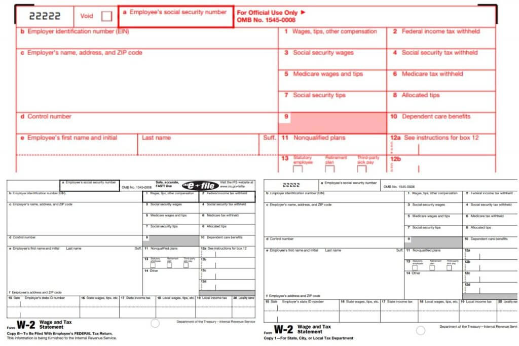 W2 Form 2020 W 2 Forms