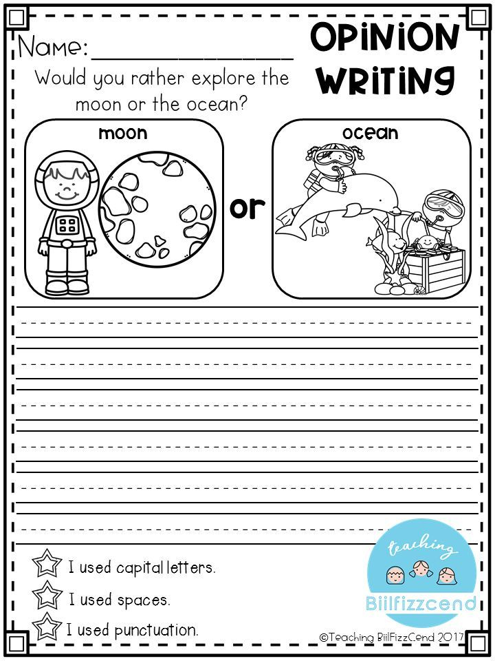 Writing Prompts For 1st Grade