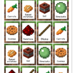 10 Best Minecraft Food Printables Card Printablee