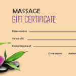 10 Massage Gift Certificate Template Free Psd Template Business PSD