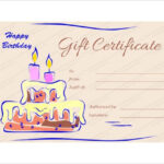 20 Birthday Gift Certificate Templates Free Sample Example Format