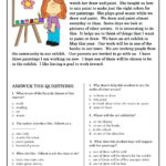 4Th Grade Reading Comprehension Worksheets Multiple Choice Db excel