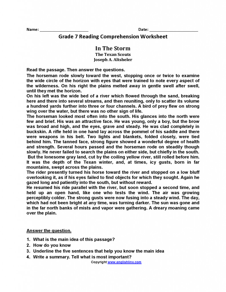 7Th Grade Writing Worksheets Db Excel 7Th Grade Writing Worksheets Db excel