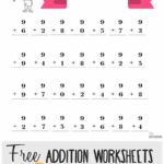 Addition Worksheet First Grade Math Worksheets Printable