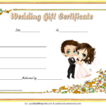 Adorable FREE Wedding Gift Certificate Template Word In 2021