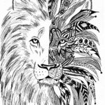 Antistress Lion Coloring Pages To Download And Print For Free