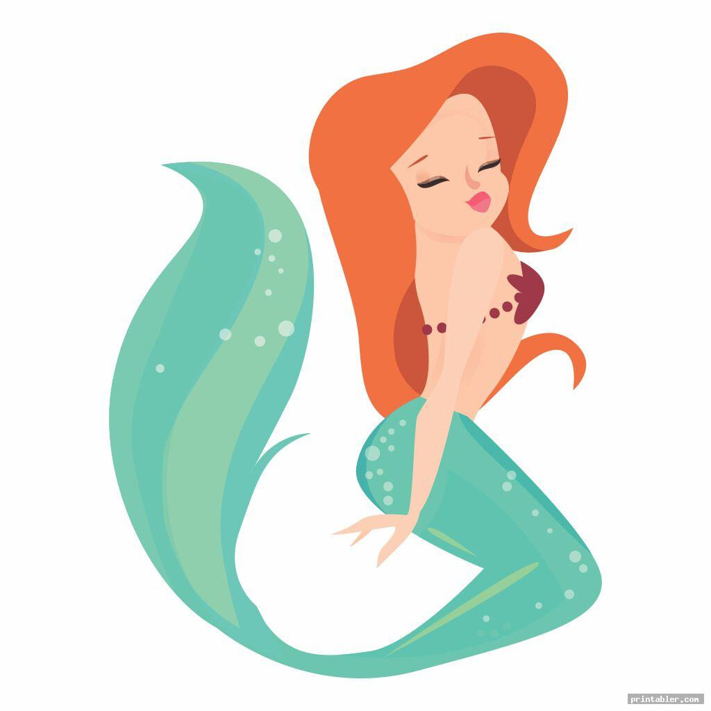 Ariel Mermaid Character Printable Gridgit