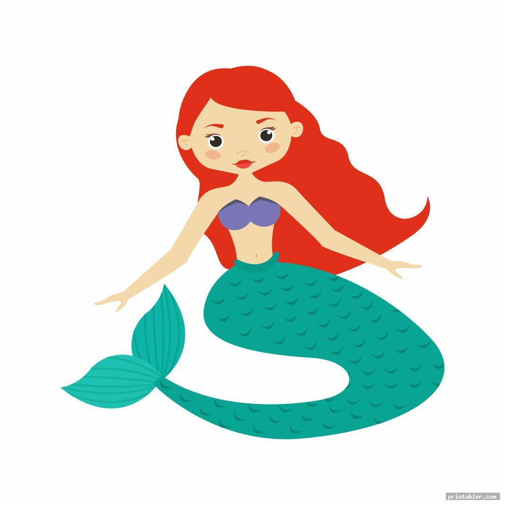Ariel Mermaid Character Printable Gridgit