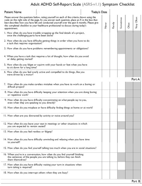 Scoring Vanderbilt Assessments Scoring Vanderbilt Assessments