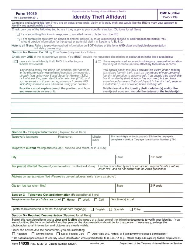 Asurion Affidavit Pdf How To Apply Identity Theft Number Forms