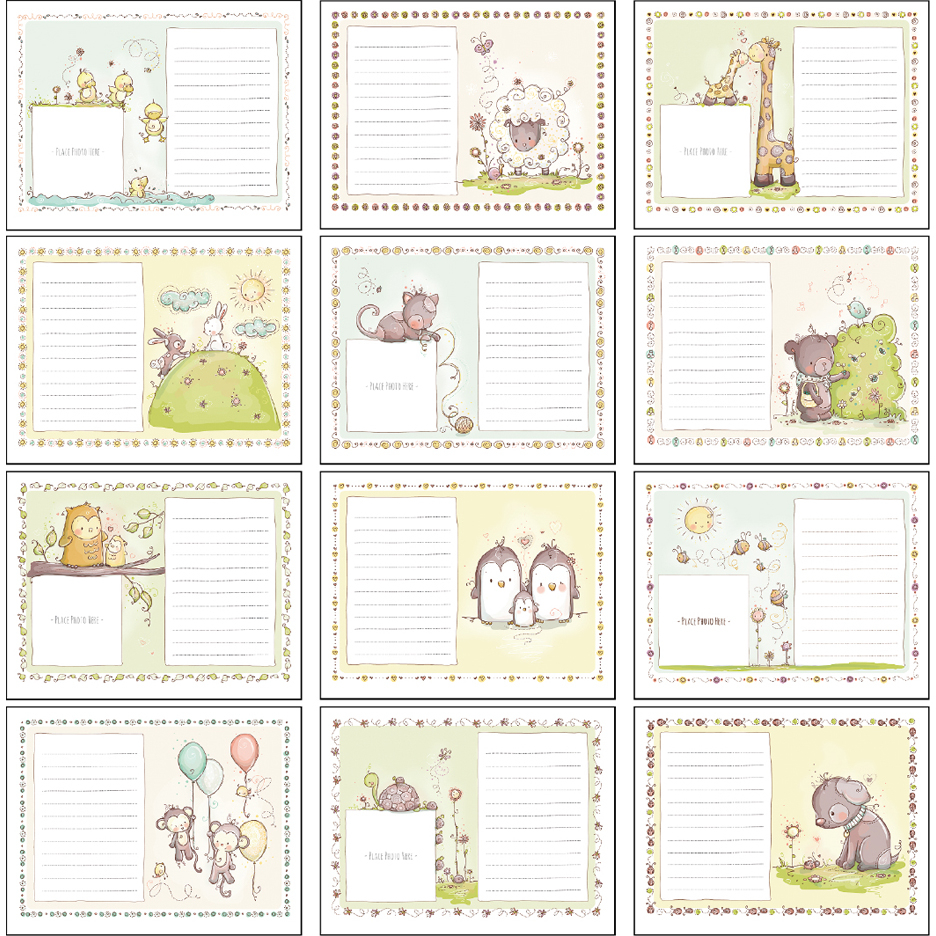 Baby s First Year Calendar 11 X 19 Imprinted Spiral Bound Drop Ad