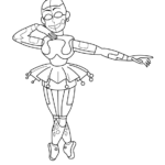 Ballora FNAF Coloring Page For Kids Free Five Nights At Freddy s