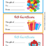 Benjamin Fox benjaminfoxpn3 Free Printable Gift Certificates