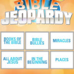 Bible Jeopardy Game Print Play Sunday School Games Sunday School