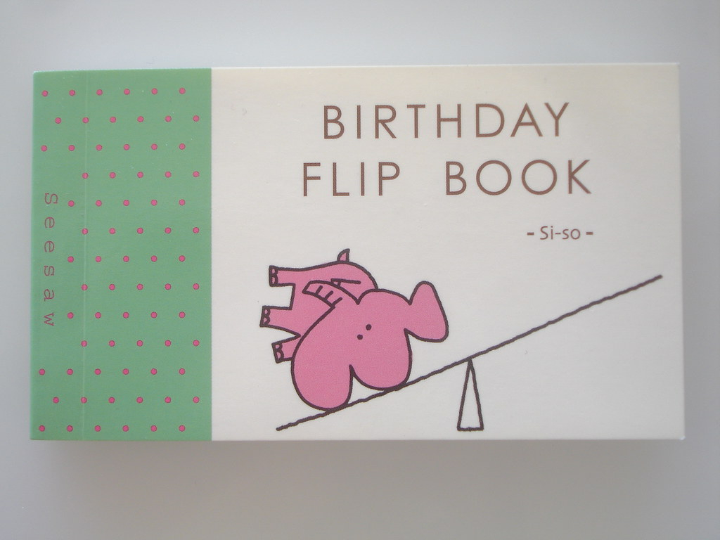 BIRTHDAY FLIP BOOK Flipbook Collector Flickr