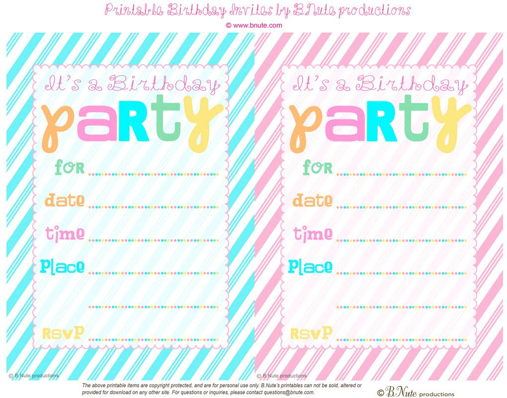 Birthday Invitations For 11 Yr Old