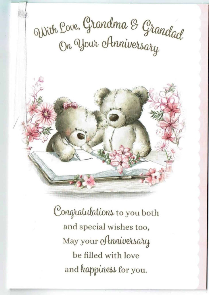 Celebrations Occasions Special Anniversary Card Grandma And Grandad 