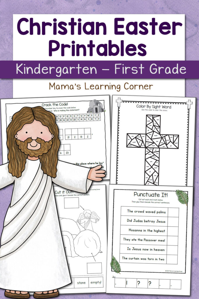 Christian Easter Worksheets For Kindergarten And First Grade Mamas 