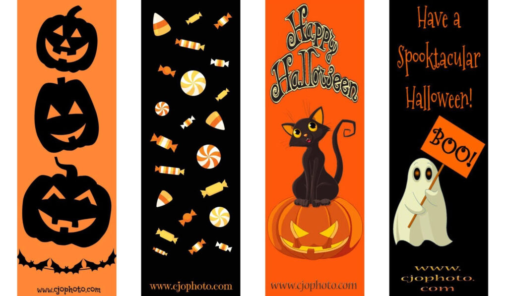 CJO Photo Printable Bookmarks Halloween