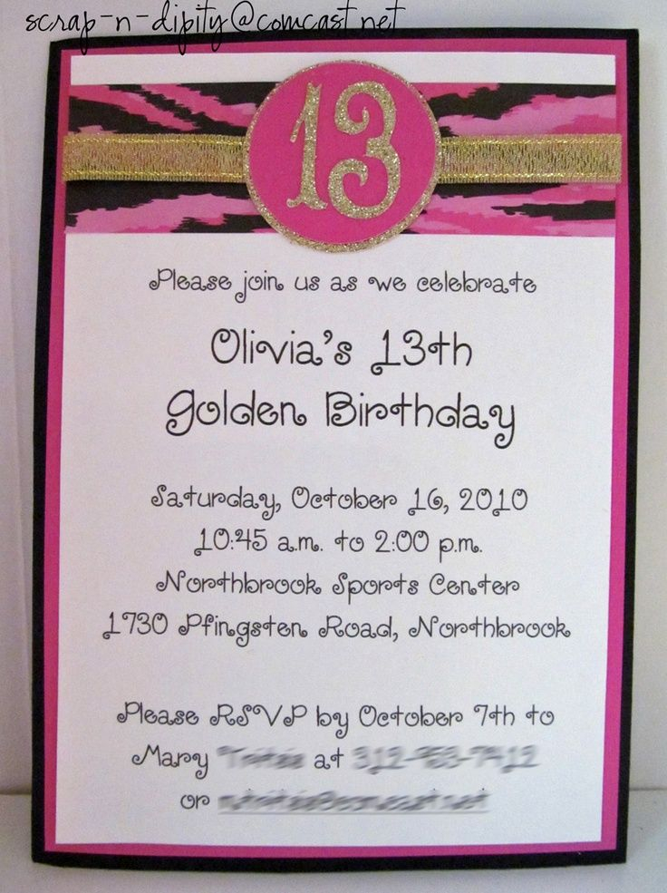 Cool FREE Template Teenage Girl Birthday Invitations Free Printable 