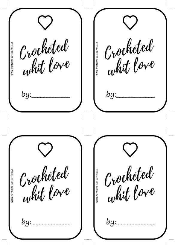 Free Printable Crochet Gift Tags