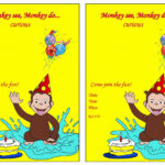 Curious George Birthday Invitations FREE Printable Birthday
