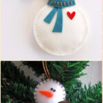 DIY Felt Christmas Ornament Craft Projects Instructions