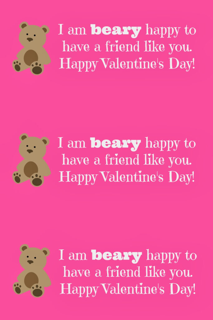 East Coast Mommy Beary Good Friend Valentine