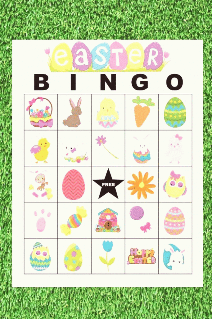 Easter Bingo Is A Fun Game To Play During Spring These Free Printable 