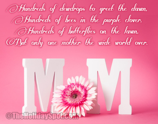 Enter Our Mothers Day Poems Giveaway For A Chance To Win A Giftcard 
