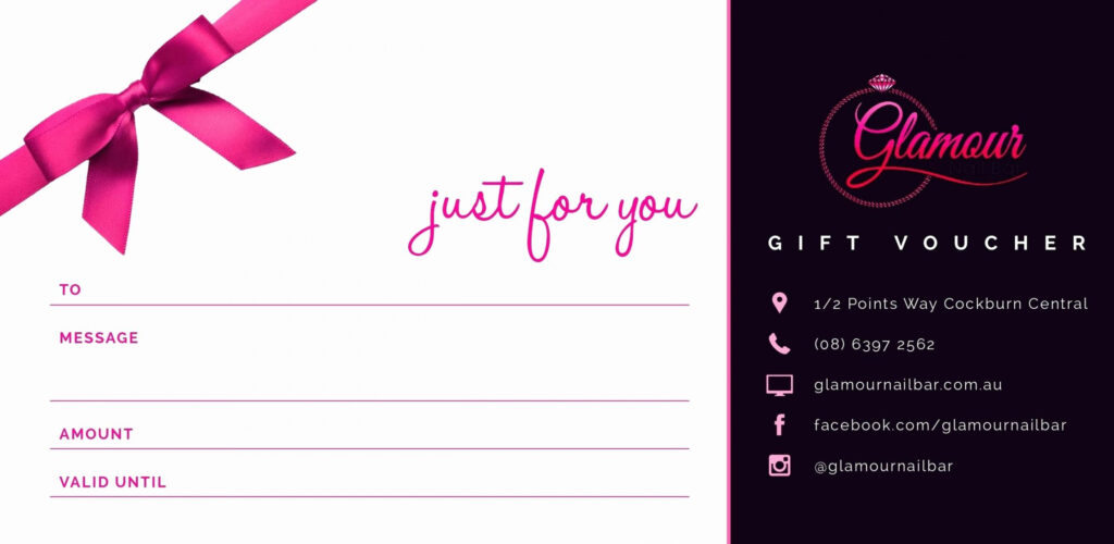 Explore Our Image Of Nail Salon Gift Certificate Template Free Gift 