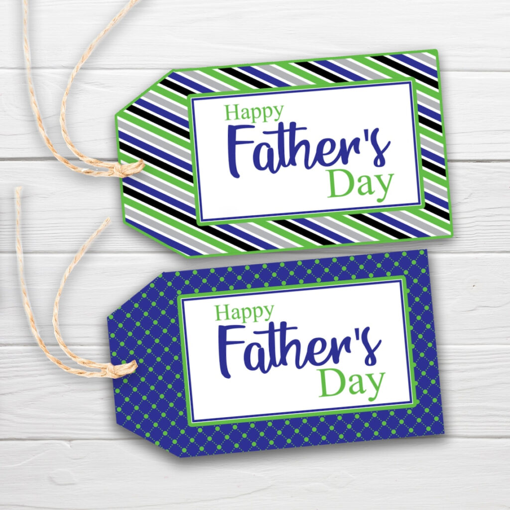 Father s Day Printable Gift Tags Happy Fathers Day Dad Etsy