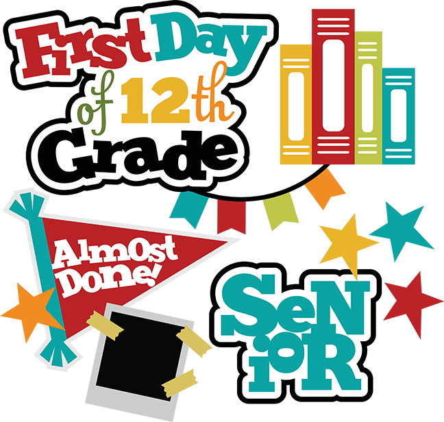 First Day Of 12th Grade SVG School Svg Files For Scrapbooking Free Svg 