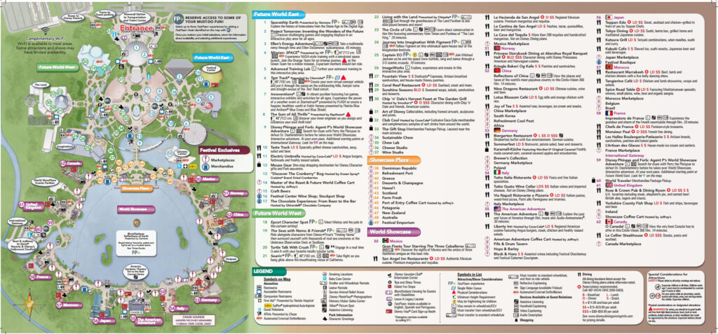 First Look 2015 Epcot Food And Wine Festival Park Maps