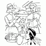 First Thanksgiving Coloring Pages Best Coloring Pages For Kids