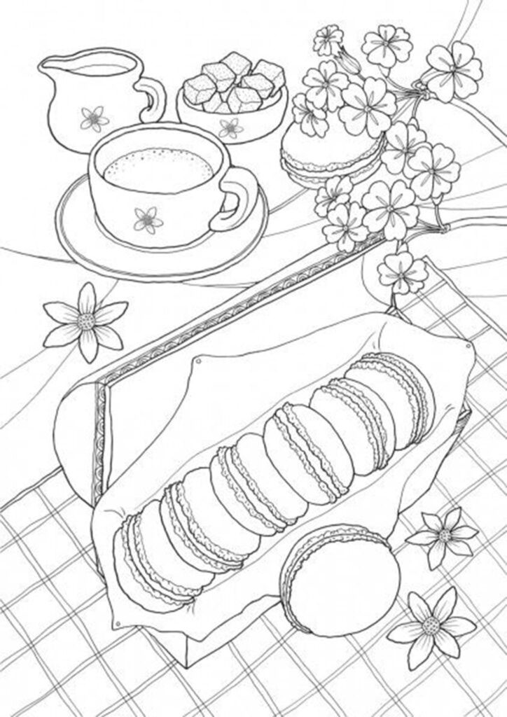 Free Easy To Print Food Coloring Pages Tulamama