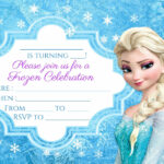 FREE Frozen Party Invitation Instant Download Frozen Birthday