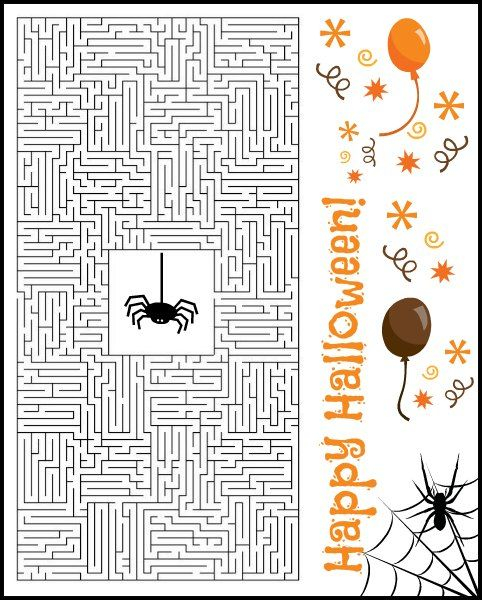 Free Halloween Puzzle Printables Daily Dish Magazine Recipes 