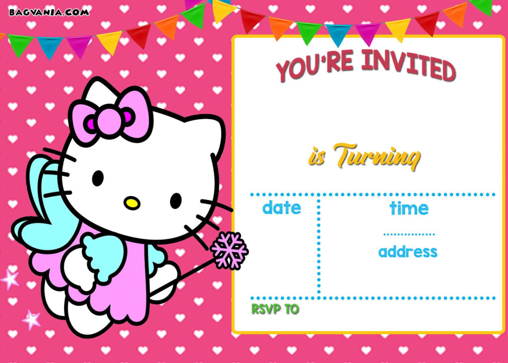 FREE Hello Kitty Invitation Templates DREVIO